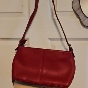 Etienne Aigner Red Shoulder Bag